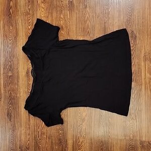 Medium Shein black V neck tee shirt